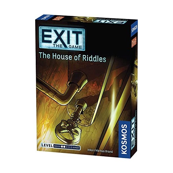 Thames & Kosmos - EXIT: The House of Riddles - Level: 2/5 - Unique Escape Room Game - 1-4 Players - Puzzle Solving Strategy B