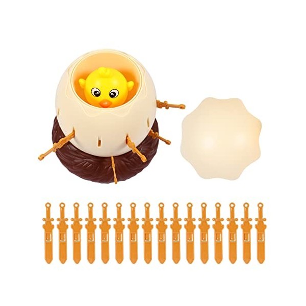 ibasenice 2 Pièces Œufs De Pirate avec Épées Jouets De Jeu De Roulette Jouet De Roulette Remplisseur De Sac De Pâques Cotillo