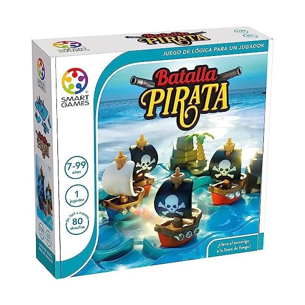 Smartgames - Bataille Pirate | Jeux pour Enfants | Jeux De Société Enfants 7 Ans | Jeux éducatifs 7 Ans | Jeux pour Enfants |