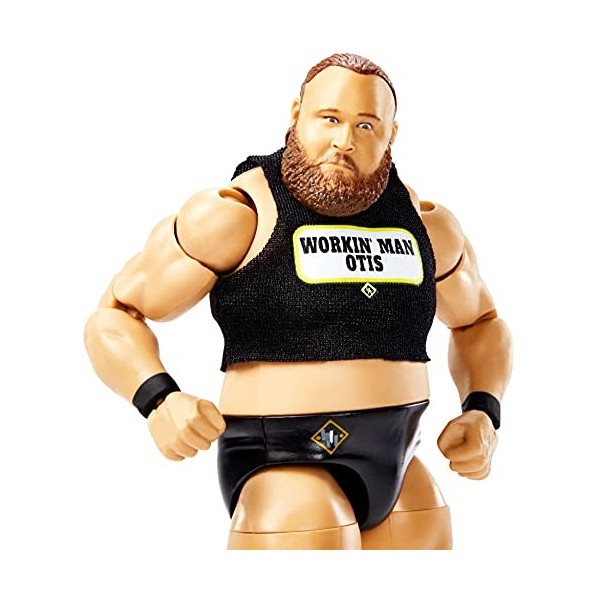 WWE Collection Élite figurine articulée de catch, Otis, visage réaliste et mains interchangeables, jouet pour enfant, GVB69