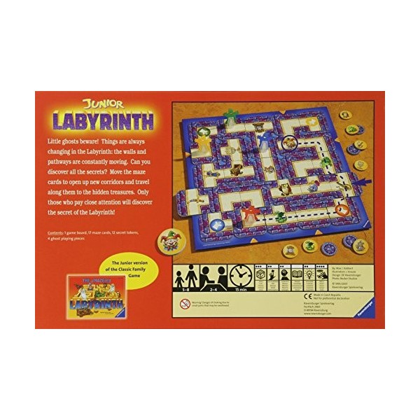 Ravensburger Labyrinth Junior - Moving Maze Game Family Board Game for Kids Age 4 and Up