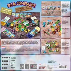 HABA - Roi et Compagnie : A la conquête des Territoires - Jeu de société - 8 Ans et Plus - 306402 Coloré