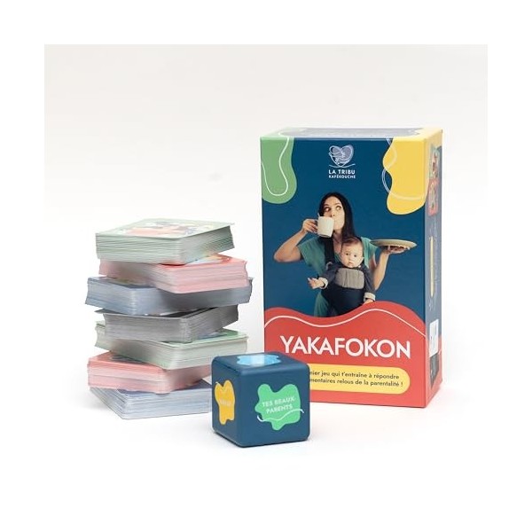 KAFEKOUCHE YAKAFOKON - Jeu de société pour futurs et Nouveaux Parents - Cadeau de Naissance - Jeux de Cartes parentalité