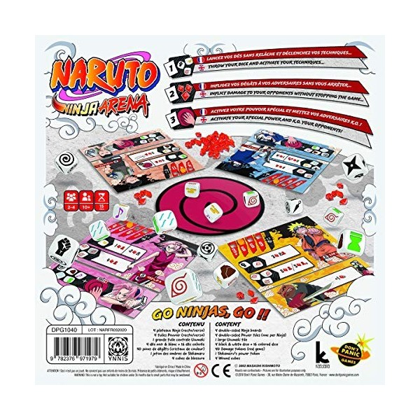 Dont Panic Games Naruto Ninja Arena/Jeux de société/Board Game DPG1056