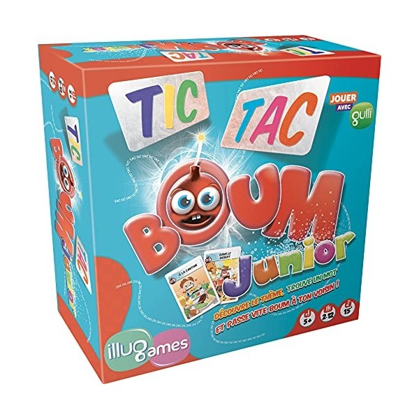 Zygomatic | Tic Tac Boum : Junior | Jeu de société | À partir de 5 ans | 2 à 12 joueurs | 15 minutes