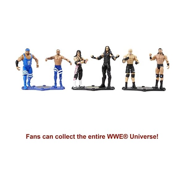 WWE coffret duel de champions, figurines articulées de catch, Undertaker et Bret "Hit Man" Hart, en tenue de combat, jouet po