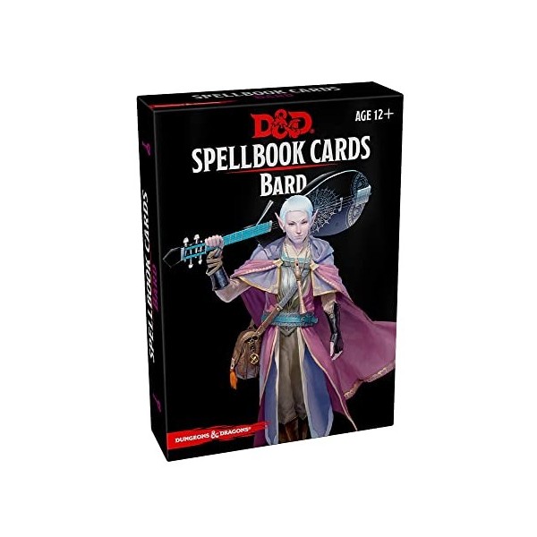 Dungeons & Dragons Spellbook Cards: Bard D&D Accessory - Version Anglaise 