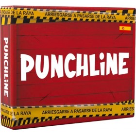Platonia Games PUNCHLINE - Version ESPAGNOLE - Le Jeu de Soirée Culte - Jeu de Société pour Adultes - Anniversaires, Soirées,
