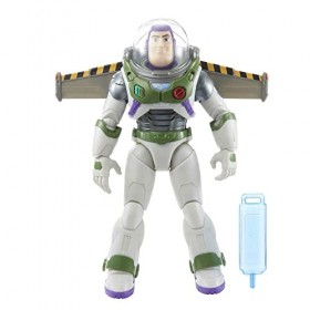 Pixar Disney Pixar Buzz l’Éclair Figurine Articulée Buzz L’Éclair et son Jet Pack 30 cm , Figurine Parlante version françai