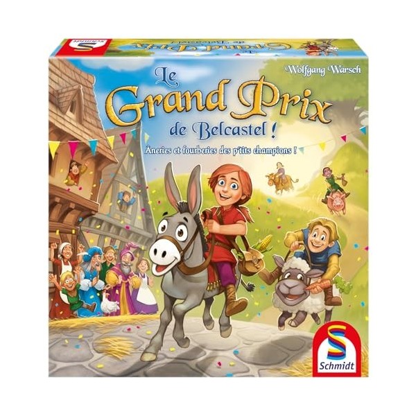 Schmidt Spiele 88408 Le Grand Prix de Belcastel, Un Jeu denfant, Version française