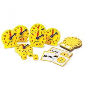Lot de 6&nbsp;kits d’activités sur l’heure en petit groupe About Time! de Learning Resources