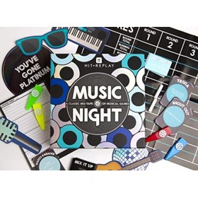 Talking Tables Musique Nuit Jeu | Jouez en Famille, Entre Amis | Comprend des anecdotes Musicales, des Connaissances générale