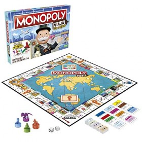HASBRO JUEGOS MONOPOLY VIAJAR POR EL MUNDO +8 AÑOS