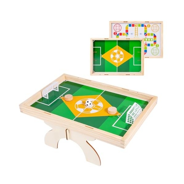 puzzlegame Jeu de société de Football en Bois - Jeu de Football en Bois pour drôle et Stimulant | Jouets éducatifs dapprenti