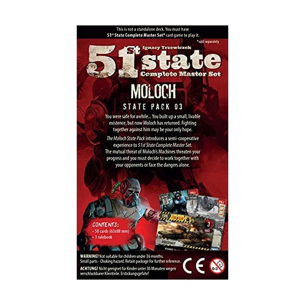 Portal Games 51st State Master Set : Moloch Anglais 