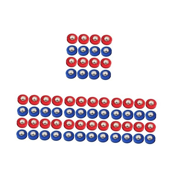 INOOMP 32 Pièces Jeu De Palets De Table Rondelles De Jeu De Table Fournitures De Balles Roulantes Mini Jeux De Table Jouet De