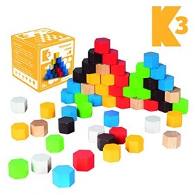 Ludilo - K3 | Jeux en Bois | Jeux De Logique Enfant | Jeux Educatif 8 Ans | Jeux De Societe 8 Ans | Puzzles en Bois | Jeux De