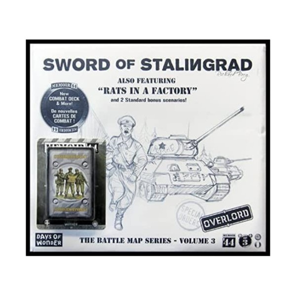 Days of Wonder , Memoir 44: Expansion - Sword of Stalingrad, Board Game, 2 Players, Ages 8+, 90 Minutes Playing Time