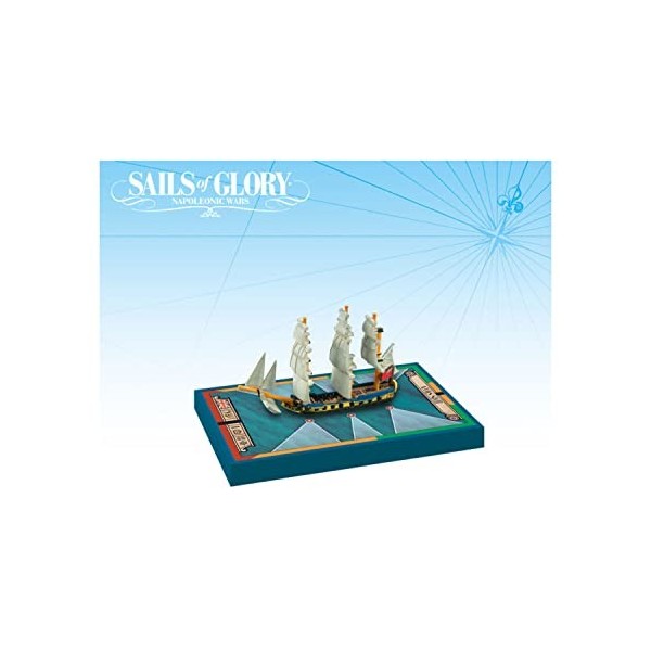 Ares Games Sails of Glory Ship Pack – HMS Swan 1767 Jeu de société