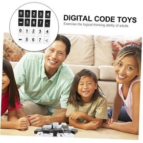 ibasenice 1 Ensemble Jeu De Mot De Passe Numérique Puzzle Jouet Mot De Passe Numérique Jouets Jeu Numérique Jouet Intelligenc