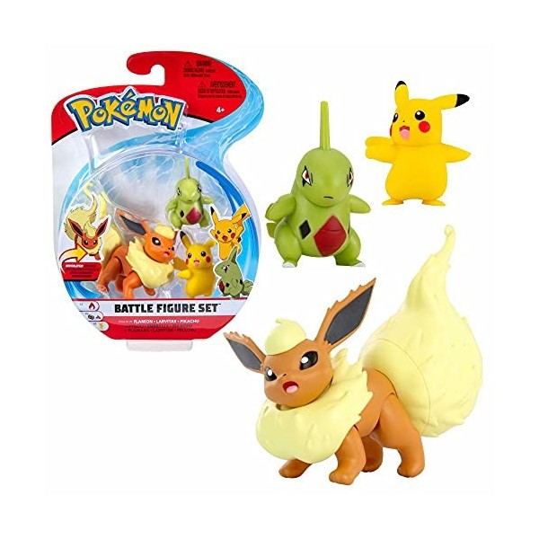 Pokémon figurine Battle Figure Set Pikachu + Gobou + Fulgudog
