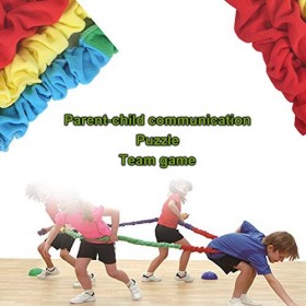BAOK Corde de Traction de Jeu, Bande Extensible coopérative élastique pour la Communication Parent-Enfant