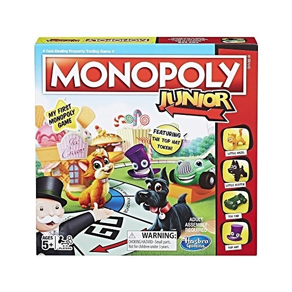 Hasbro - Jeux de Société - Monopoly Junior Amazon Exclusive - version Anglaise