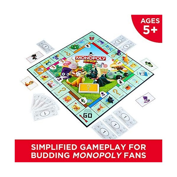 Hasbro - Jeux de Société - Monopoly Junior Amazon Exclusive - version Anglaise