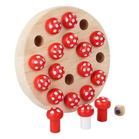 Match Match Match Stick Jeu déchecs Mémoire de mémoire correspondante Stick Brain Teaser Game de mémoire en Bois pour Enfant