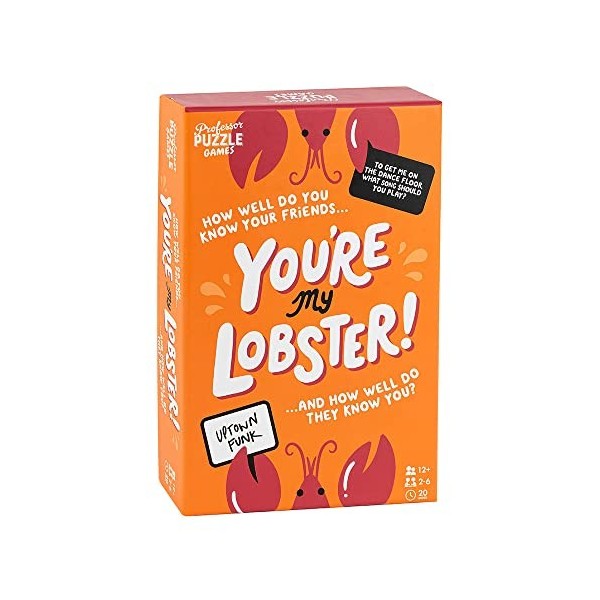 Professor Puzzle | Youre My Lobster | Jeu de société | À partir de 12 Ans | 2 à 6 Joueurs | 20 Minutes de Temps de Jeu