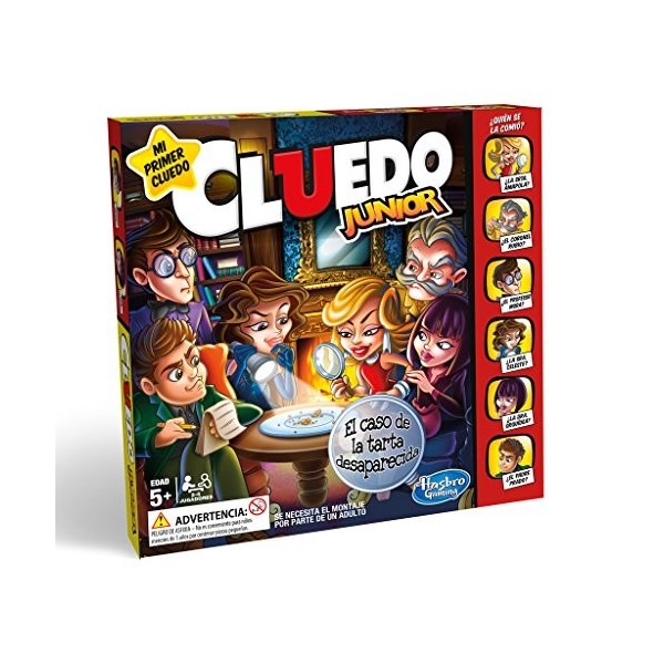 Hasbro Gaming - Jeux Cluedo Junior Version espagnole , Multicolore, Taille Unique C1293105 