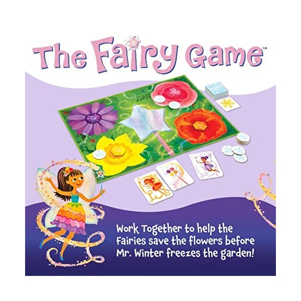 Peaceable Kingdom, The Fairy Game, Jeu dassociation, Enfants de 5 Ans et Plus, 2-4 Joueurs, 119 pièces, 31,8 x 22,9 x 4,3 cm