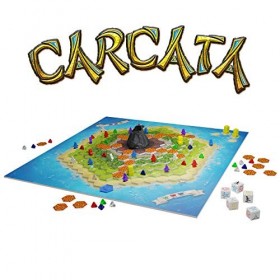 Goliath - Carcata - LIle au Volcan - Jeu de société - A partir de 8 ans - A Jouer En Famille - Jeu de stratégie - De 2 à 4 j