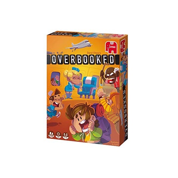 Jumbo - Overbooked - Jeu de plateau et stratégique pour toute la famille de 8 à 99 ans - De 1 à 4 joueurs