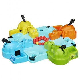 Hasbro Elefun and Friends Hungry Hungry Hungry Hippos Jeu, 11.75 x 26.67 x 26.67 cm, Multicolore