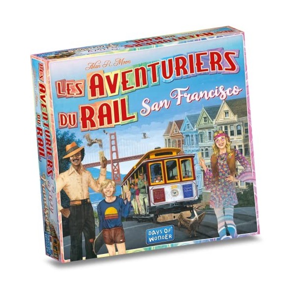 Days of Wonder Les Aventuriers du Rail San Francisco - De 2 à 4 Joueurs - 8 Ans et Plus