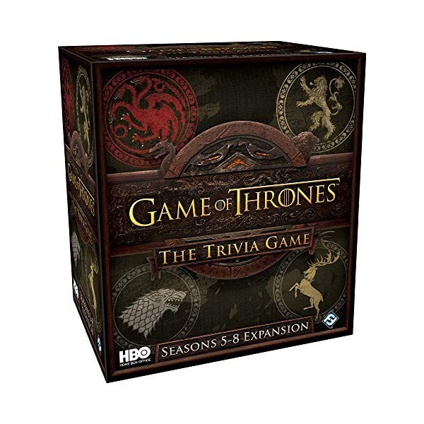 Fantasy Flight Games- HBO Game of Thrones Jeu de Trivia : Seasons 5-8 Expansion, FFGHBO17, Coloris Assortis