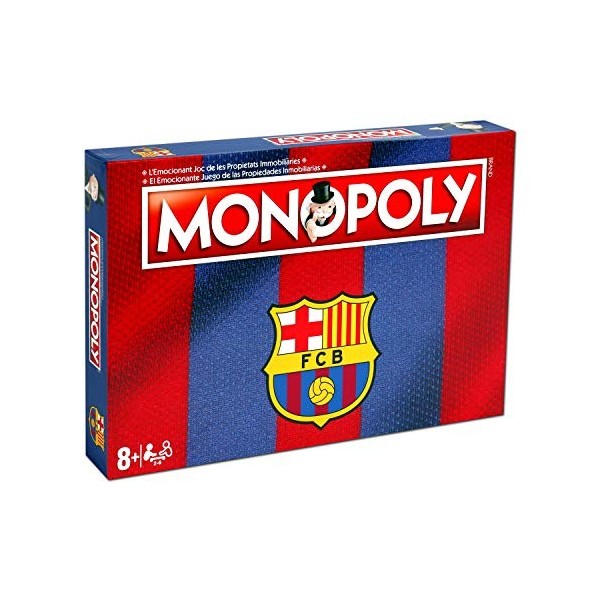 Winning Moves Monopoly FC Barcelone 10537 , Multicolore Eleven Force 