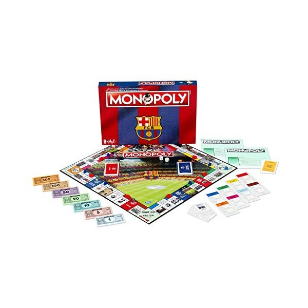 Winning Moves Monopoly FC Barcelone 10537 , Multicolore Eleven Force 