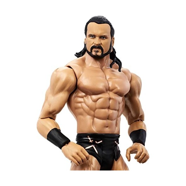 WWE WrestleMania Figurine articulée de catch, Drew McIntyre avec visage détaillé, jouet pour enfant, GVJ76