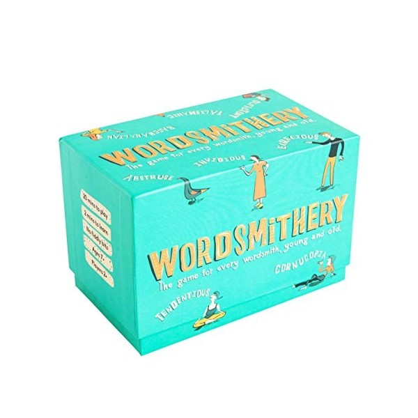 Clarendon Games Wordsmithery: The Bestselling Party Quiz Word Definition Game for Adults, Teens and Kids – Think, Laugh, and 