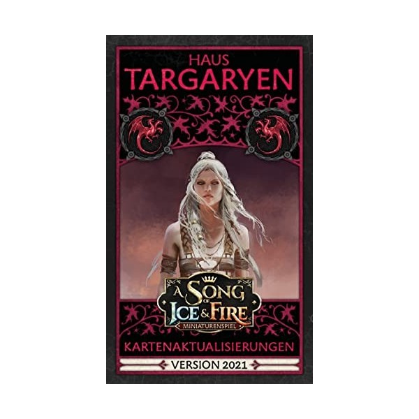 CMON Asmodee A Song of Ice & Fire – Maison Targaryen Mises à Jour de Carte | Extension | Tablette | 2 Joueurs | À partir de 1