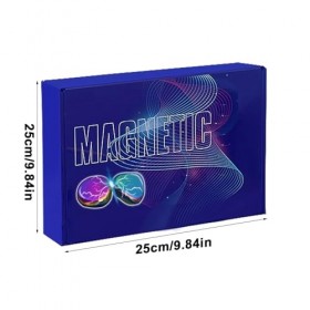 Jeu déchecs de combat avec effet magnétique – Jeu déchecs magnétique de table, jeu déchecs de voyage avec 20 pièces déche