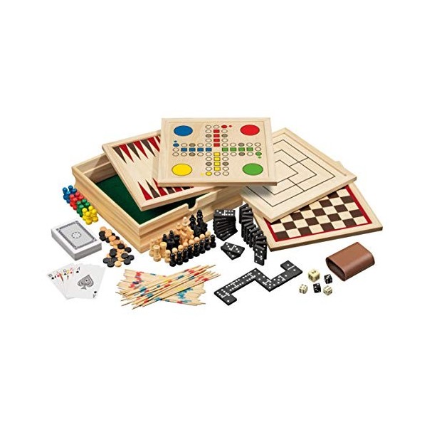 Jeu D'échecs Philos Standard - Plateau Pliable 295x295mm, Pièces Bois Staunton, Case 30mm