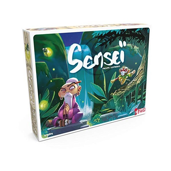 Ferti Senseï – Gioco Di Strategia Per 2 Giocatori, 7-107 Anni, Con Pietre In Legno E Statuine – Partita Da 15 Minuti