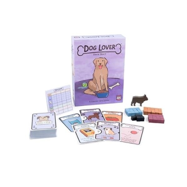 Alderac Entertainment - Dog Lover - Card Game - Base Game - for 2-4 Players - from Ages 10+ - English