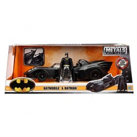Jada Toys - Batman Returns 1989 Batmobile Figurine, 801310982600, 1/24ème, Noir