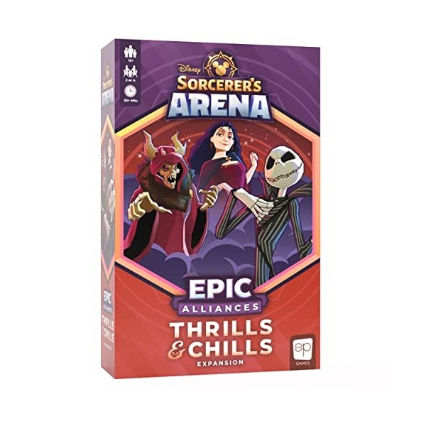 The OP USAopoly - Disney Sorcerers Arena: Epic Alliances Thrills & Chills Expansion - Jeux De Société - Jeux De Société - De