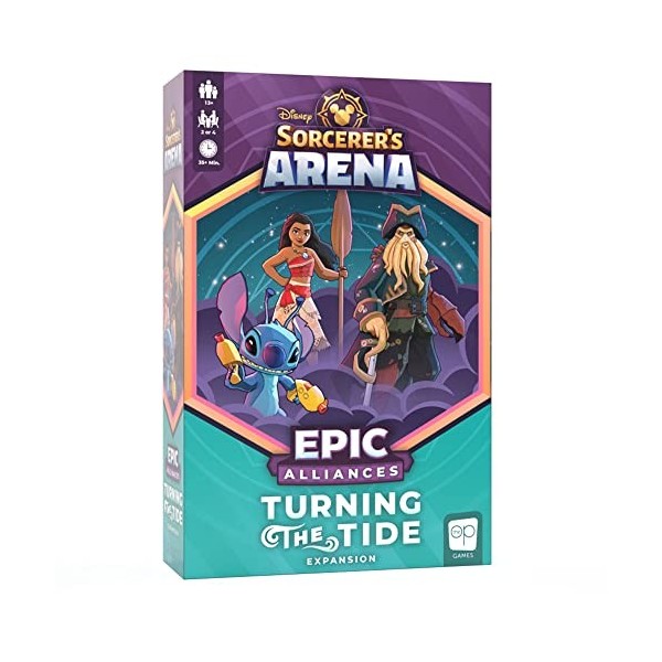 USAopoly The OP Disney Sorcerer’s Arena: Epic Alliances Turning The Tide Expansion - Jeux De Société - Jeux De Société - De 1