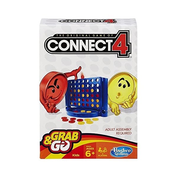 Hasbro Gaming Jeu Connect 4 Grab and Go Version Originale 